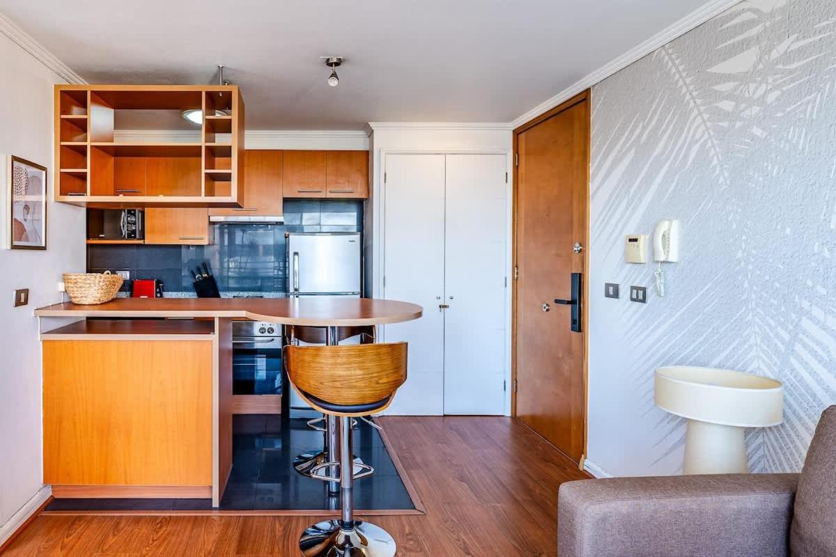 Apartamento Comodo Departamento A Pasos Del Metro Y Costanera Center *